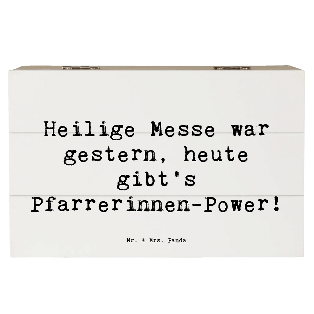 Holzkiste Spruch Pfarrerinnen Power Dekokiste, Holzkiste, Truhe, XXL, Geschenkdose, Geschenkbox, Aufbewahrungsbox, Kiste, Erinnerungsbox, Erinnerungskiste, Schatzkiste, Schatulle, Beruf, Ausbildung, Jubiläum, Abschied, Rente, Kollege, Kollegin, Geschenk, Schenken, Arbeitskollege, Mitarbeiter, Firma, Danke, Dankeschön