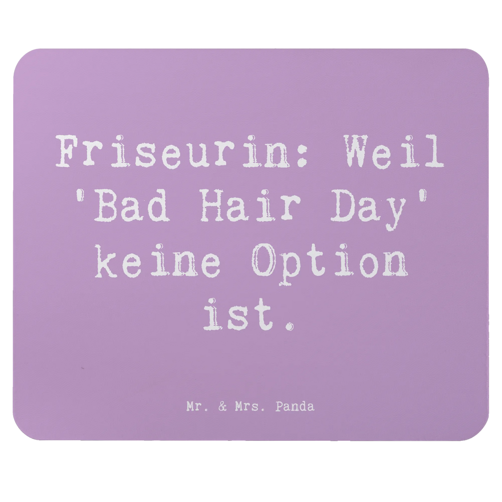 Mouse mat Saying Friseurin: Weil 'Bad Hair Day' keine Option ist. Mauspad Büro, Büroausstattung, PC Zubehör, Einzigartiges Mauspad, Mousepad, Arbeitszimmer, Designer Mauspad, Mausunterlage, Mauspad, Computer zubehör, Beruf, Ausbildung, Jubiläum, Abschied, Rente, Kollege, Kollegin, Geschenk, Schenken, Arbeitskollege, Mitarbeiter, Firma, Danke, Dankeschön