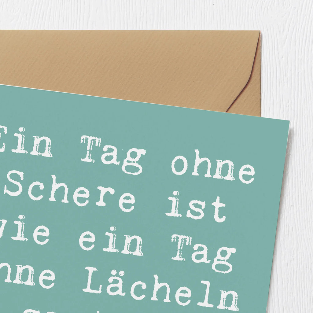 Deluxe Karte Spruch Friseurin Schere Klappkarte, Glückwunschkarte, Einladungskarte, Geburtstagskarte, Karte, Hochwertige Grußkarte, Hochwertige Klappkarte, Hochzeitskarte, Grußkarte, Beruf, Ausbildung, Jubiläum, Abschied, Rente, Kollege, Kollegin, Geschenk, Schenken, Arbeitskollege, Mitarbeiter, Firma, Danke, Dankeschön