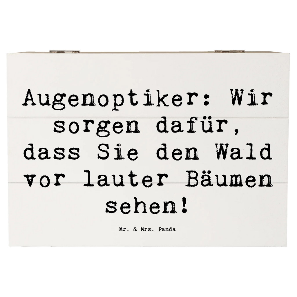 Holzkiste Spruch Augenoptiker Klarblick Aufbewahrungsbox, XXL, Geschenkbox, Truhe, Erinnerungsbox, Holzkiste, Schatzkiste, Geschenkdose, Kiste, Erinnerungskiste, Schatulle, Dekokiste, Beruf, Ausbildung, Jubiläum, Abschied, Rente, Kollege, Kollegin, Geschenk, Schenken, Arbeitskollege, Mitarbeiter, Firma, Danke, Dankeschön