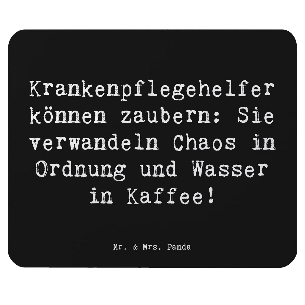 Mouse mat Saying Krankenpflegehelfer können zaubern: Sie verwandeln Chaos in Ordnung und Wasser in Kaffee! Computer zubehör, Einzigartiges Mauspad, Büroausstattung, Mauspad Büro, Mausunterlage, Arbeitszimmer, Mauspad, Mousepad, PC Zubehör, Designer Mauspad, Beruf, Ausbildung, Jubiläum, Abschied, Rente, Kollege, Kollegin, Geschenk, Schenken, Arbeitskollege, Mitarbeiter, Firma, Danke, Dankeschön