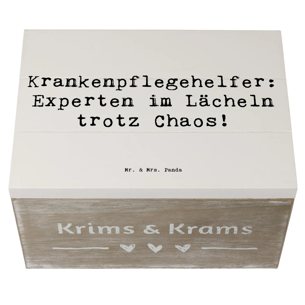 Holzkiste Spruch Krankenpflegehelfer Lächeln Erinnerungsbox, Schatzkiste, Erinnerungskiste, Holzkiste, Geschenkbox, Truhe, Aufbewahrungsbox, Kiste, Geschenkdose, Schatulle, Dekokiste, XXL, Beruf, Ausbildung, Jubiläum, Abschied, Rente, Kollege, Kollegin, Geschenk, Schenken, Arbeitskollege, Mitarbeiter, Firma, Danke, Dankeschön