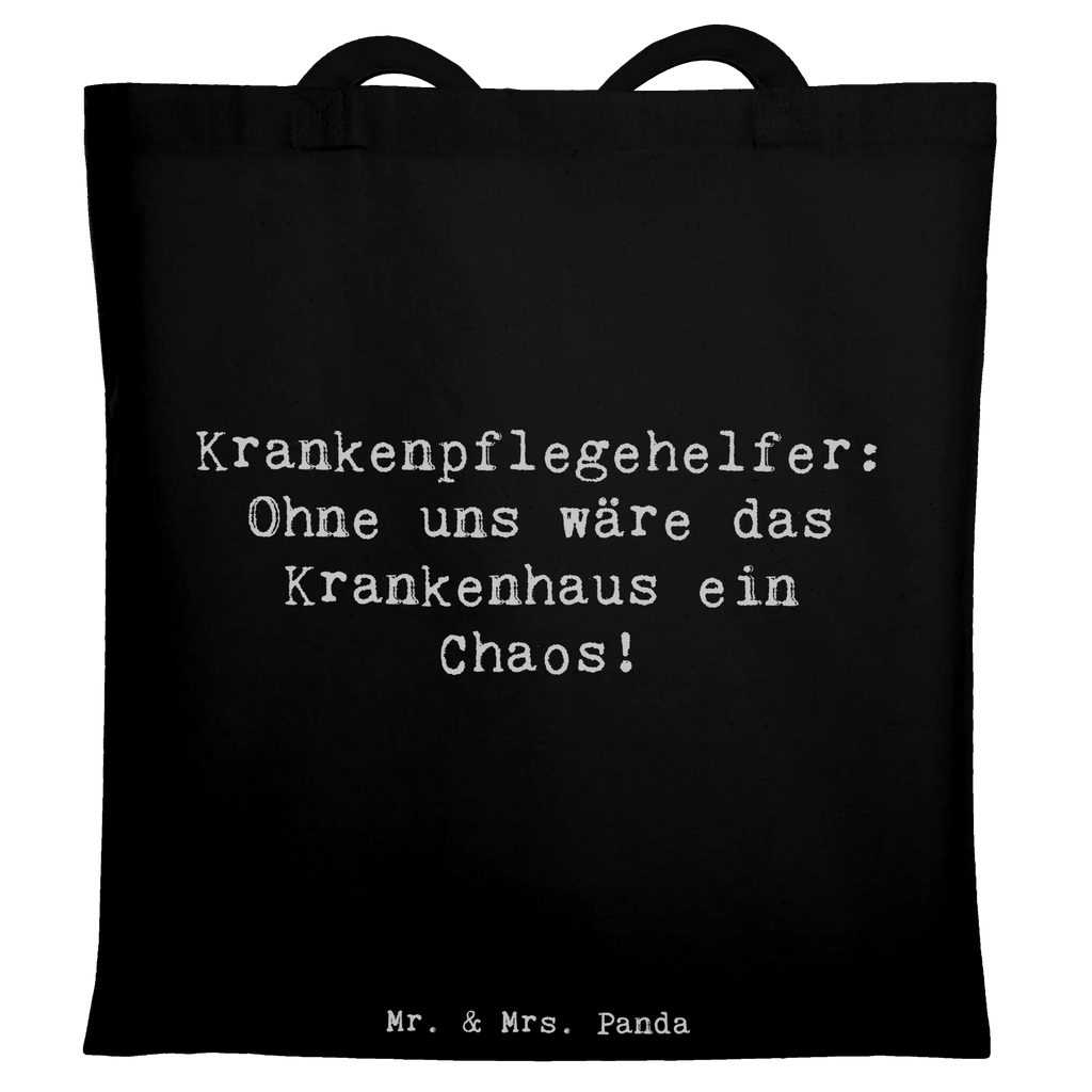 Tragetasche Spruch Krankenpflegehelfer Chaos Shopper, Tragetasche, Stofftasche, Stoffbeutel, Jutetasche, Schultertasche, Badetasche, Einkaufstüte, Strandtasche, Einkaufstasche, Laptoptasche, Umhängetasche, Beuteltasche, Jutebeutel, Beutel, Tasche, Beruf, Ausbildung, Jubiläum, Abschied, Rente, Kollege, Kollegin, Geschenk, Schenken, Arbeitskollege, Mitarbeiter, Firma, Danke, Dankeschön