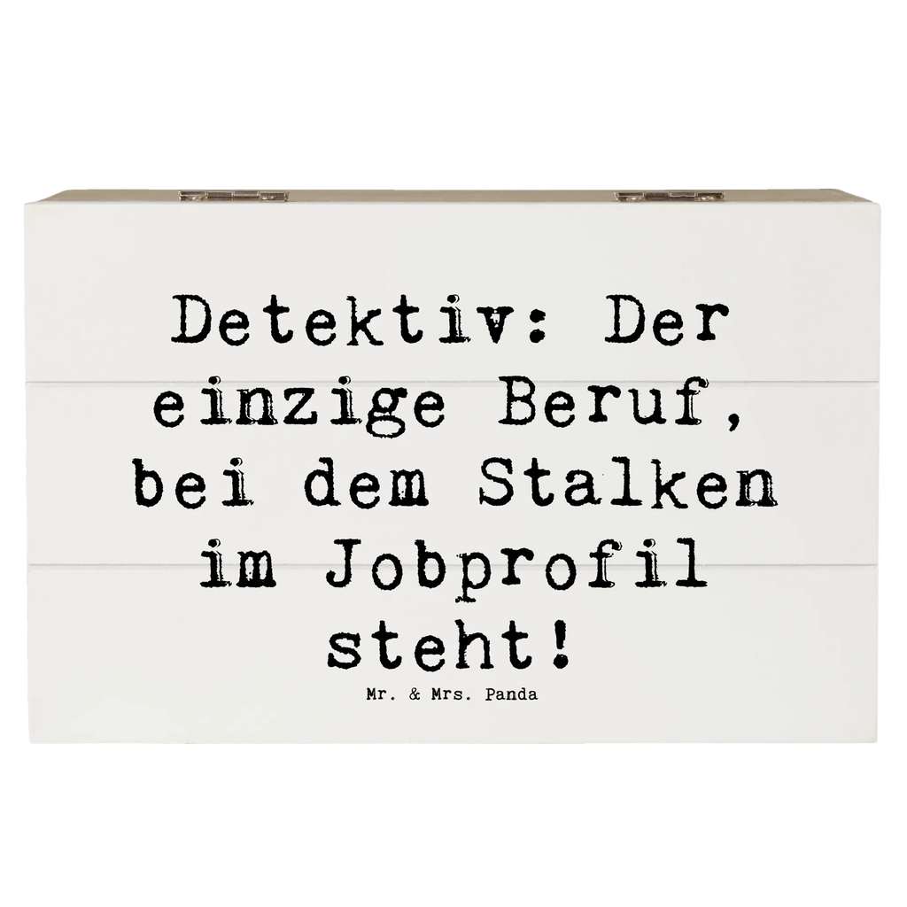 Holzkiste Spruch Detektiv Beruf XXL, Dekokiste, Kiste, Truhe, Schatulle, Schatzkiste, Erinnerungsbox, Holzkiste, Aufbewahrungsbox, Erinnerungskiste, Geschenkdose, Geschenkbox, Beruf, Ausbildung, Jubiläum, Abschied, Rente, Kollege, Kollegin, Geschenk, Schenken, Arbeitskollege, Mitarbeiter, Firma, Danke, Dankeschön