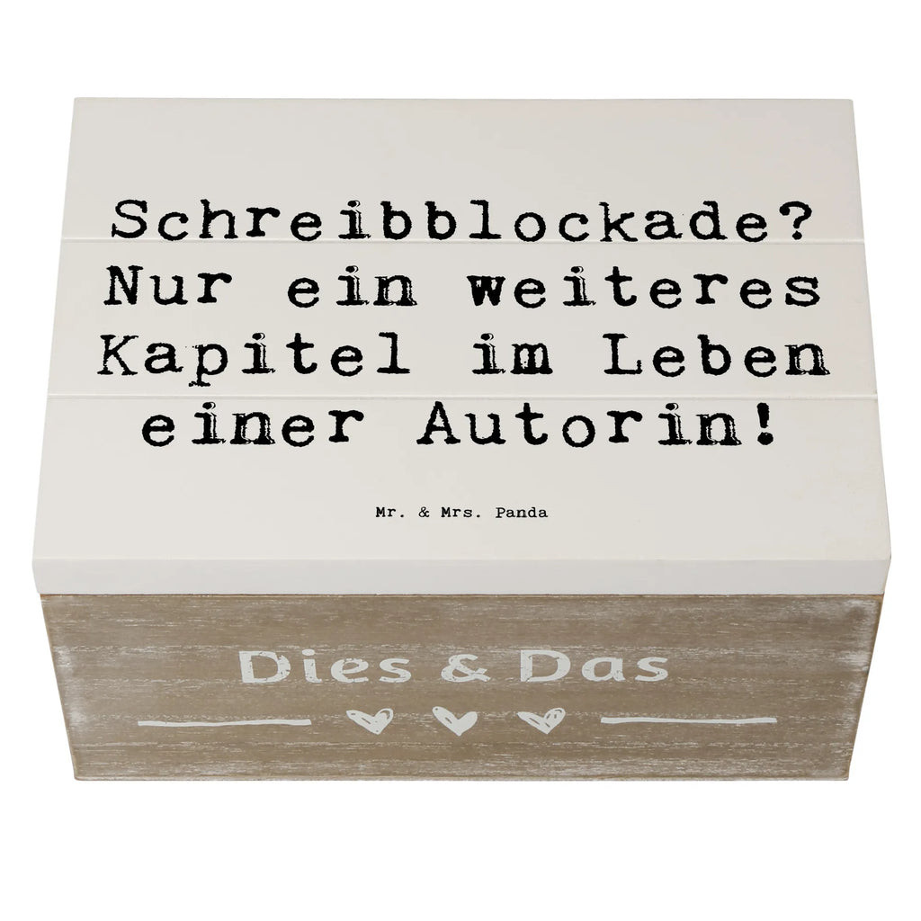 Wooden chest Saying Schreibblockade? Nur ein weiteres Kapitel im Leben einer Autorin! Dekokiste, Erinnerungsbox, Geschenkbox, Aufbewahrungsbox, Geschenkdose, XXL, Kiste, Holzkiste, Schatzkiste, Schatulle, Truhe, Erinnerungskiste, Beruf, Ausbildung, Jubiläum, Abschied, Rente, Kollege, Kollegin, Geschenk, Schenken, Arbeitskollege, Mitarbeiter, Firma, Danke, Dankeschön
