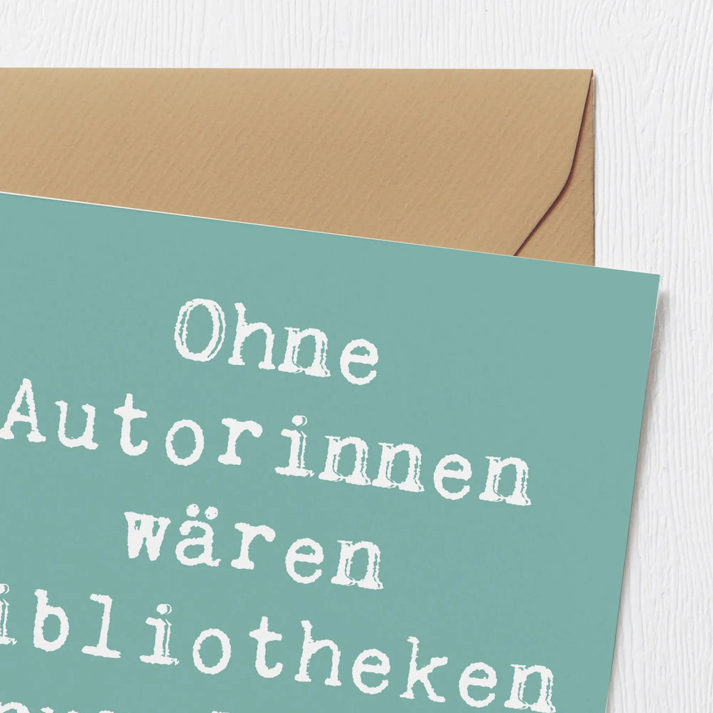 Deluxe Karte Spruch Autorin Magie Hochwertige Grußkarte, Hochzeitskarte, Karte, Einladungskarte, Geburtstagskarte, Grußkarte, Klappkarte, Hochwertige Klappkarte, Glückwunschkarte, Beruf, Ausbildung, Jubiläum, Abschied, Rente, Kollege, Kollegin, Geschenk, Schenken, Arbeitskollege, Mitarbeiter, Firma, Danke, Dankeschön