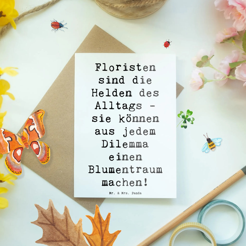 Grußkarte Spruch Floristin Heldin Geburtstagskarte, Einladungskarte, Klappkarte, Grußkarte, Glückwunschkarte, Hochzeitskarte, Ansichtskarten, Karte, Beruf, Ausbildung, Jubiläum, Abschied, Rente, Kollege, Kollegin, Geschenk, Schenken, Arbeitskollege, Mitarbeiter, Firma, Danke, Dankeschön