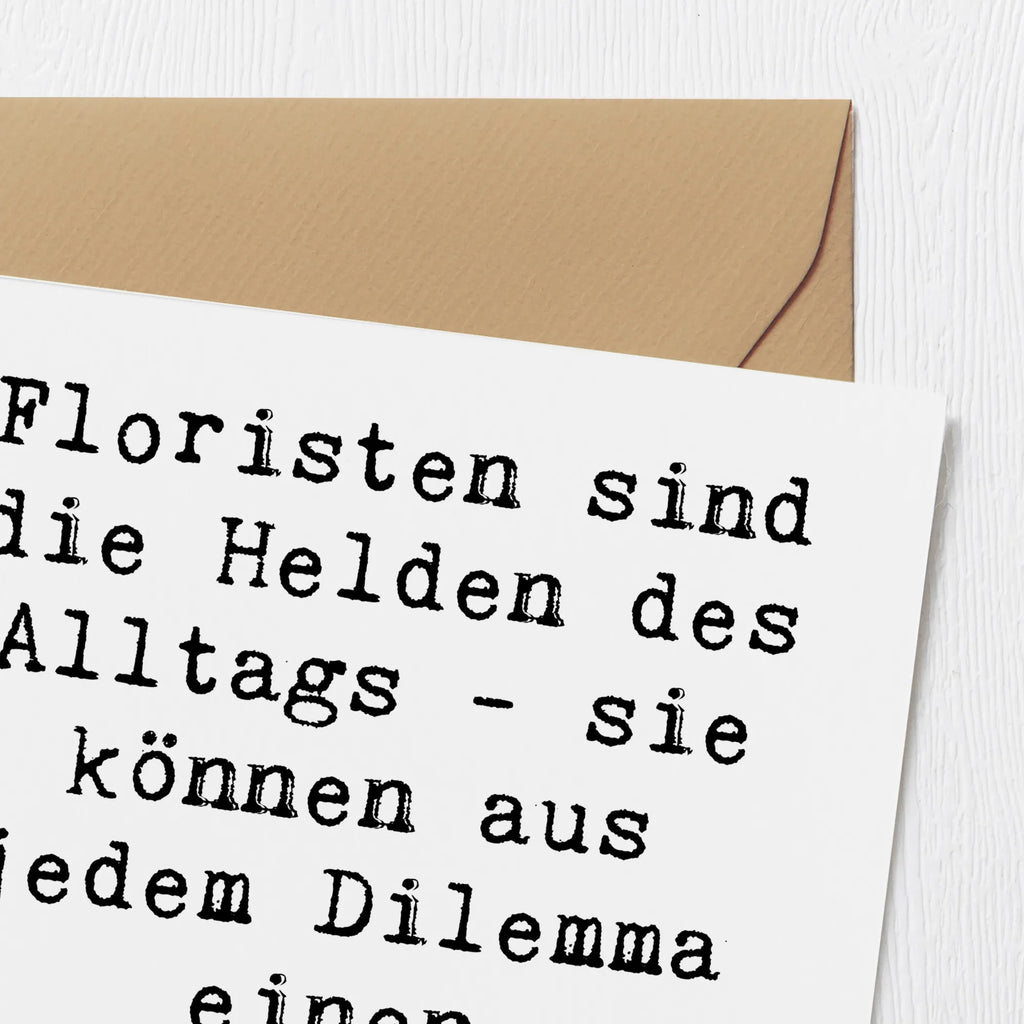 Deluxe Karte Spruch Floristin Heldin Einladungskarte, Hochwertige Klappkarte, Karte, Hochwertige Grußkarte, Glückwunschkarte, Grußkarte, Geburtstagskarte, Hochzeitskarte, Klappkarte, Beruf, Ausbildung, Jubiläum, Abschied, Rente, Kollege, Kollegin, Geschenk, Schenken, Arbeitskollege, Mitarbeiter, Firma, Danke, Dankeschön