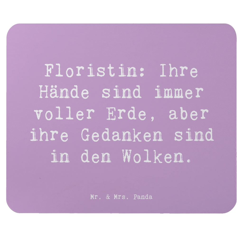 Mouse mat Saying Floristin: Ihre Hände sind immer voller Erde, aber ihre Gedanken sind in den Wolken. Mauspad Büro, Mauspad, Computer zubehör, Mausunterlage, Mousepad, Designer Mauspad, Büroausstattung, PC Zubehör, Einzigartiges Mauspad, Arbeitszimmer, Beruf, Ausbildung, Jubiläum, Abschied, Rente, Kollege, Kollegin, Geschenk, Schenken, Arbeitskollege, Mitarbeiter, Firma, Danke, Dankeschön