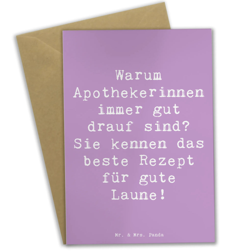 Grußkarte Spruch Glückliche Apothekerin Glückwunschkarte, Ansichtskarten, Geburtstagskarte, Grußkarte, Karte, Einladungskarte, Hochzeitskarte, Klappkarte, Beruf, Ausbildung, Jubiläum, Abschied, Rente, Kollege, Kollegin, Geschenk, Schenken, Arbeitskollege, Mitarbeiter, Firma, Danke, Dankeschön