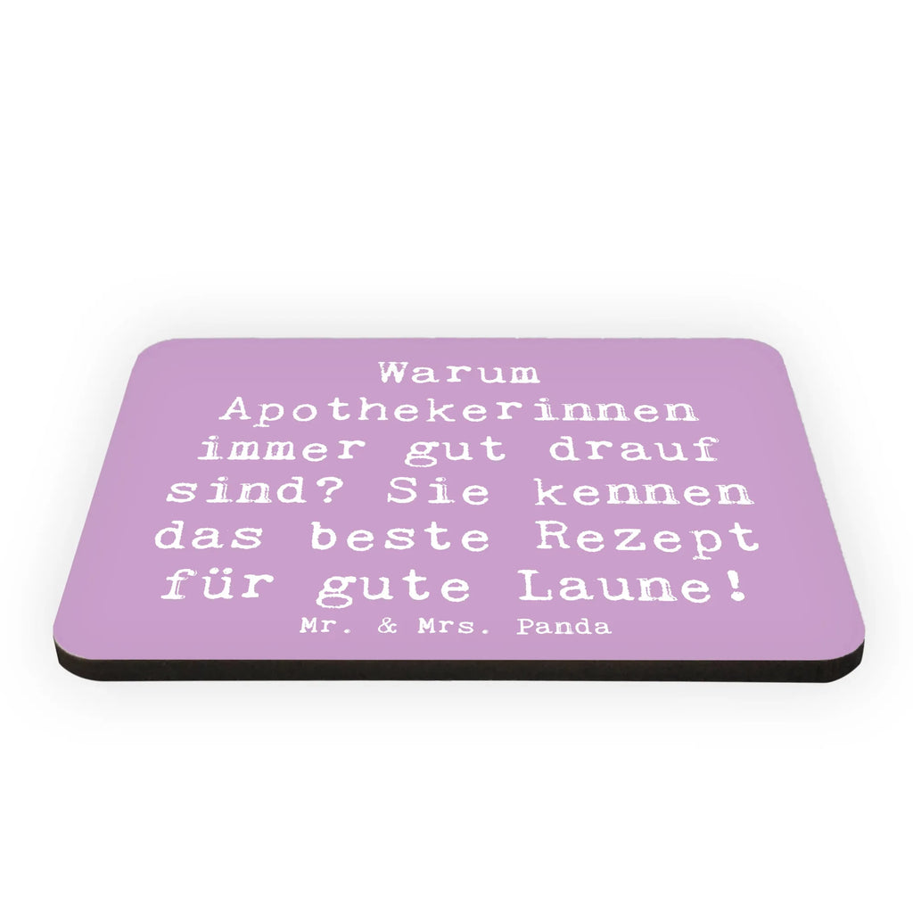 Magnet Saying Warum Apothekerinnen immer gut drauf sind? Sie kennen das beste Rezept für gute Laune! Notiz Magnet, Kühlschrankmagnet, Pinnwandmagnet, Dekomagnet, Kühlschrank Dekoration, Souvenir Magnet, Motivmagnete, Whiteboard Magnet, Beruf, Ausbildung, Jubiläum, Abschied, Rente, Kollege, Kollegin, Geschenk, Schenken, Arbeitskollege, Mitarbeiter, Firma, Danke, Dankeschön