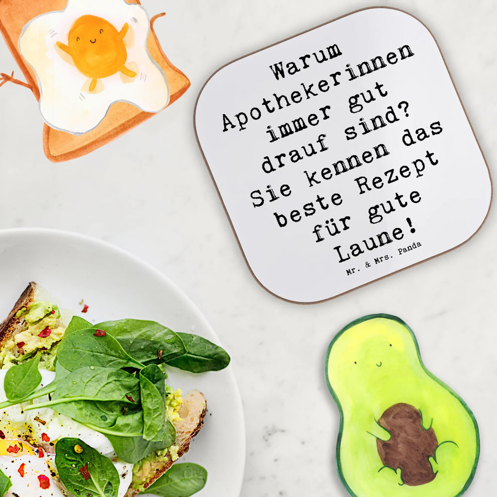 Square coaster Saying Warum Apothekerinnen immer gut drauf sind? Sie kennen das beste Rezept für gute Laune! Untersetzer, Bierdeckel, Untersetzer Holz, Getränkeuntersetzer, Holzuntersetzer, Untersetzer Design, Glasuntersetzer, Untersetzer aus Holz, Korkuntersetzer, Untersetzer für Gläser, Untersetzer Gläser, Tassen Untersetzer, Beruf, Ausbildung, Jubiläum, Abschied, Rente, Kollege, Kollegin, Geschenk, Schenken, Arbeitskollege, Mitarbeiter, Firma, Danke, Dankeschön