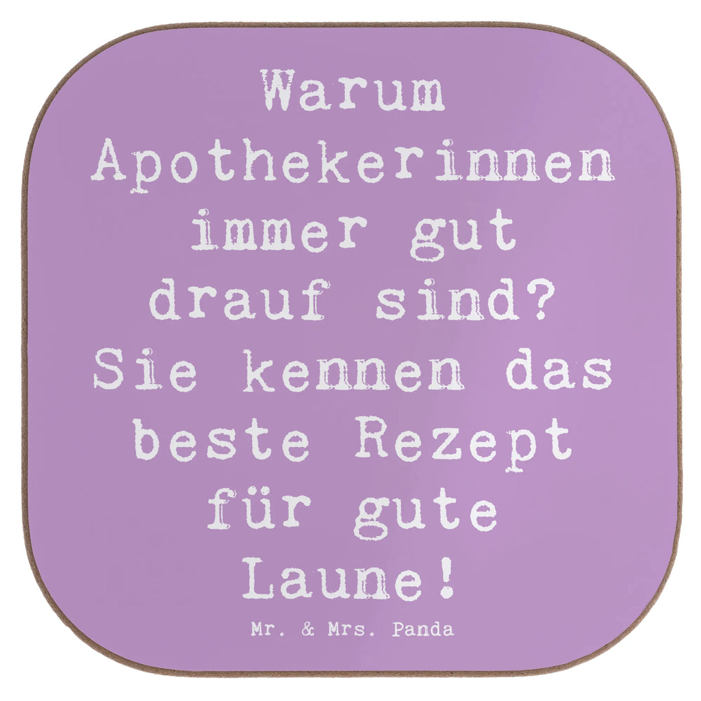Square coaster Saying Warum Apothekerinnen immer gut drauf sind? Sie kennen das beste Rezept für gute Laune! Untersetzer, Bierdeckel, Untersetzer Holz, Getränkeuntersetzer, Holzuntersetzer, Untersetzer Design, Glasuntersetzer, Untersetzer aus Holz, Korkuntersetzer, Untersetzer für Gläser, Untersetzer Gläser, Tassen Untersetzer, Beruf, Ausbildung, Jubiläum, Abschied, Rente, Kollege, Kollegin, Geschenk, Schenken, Arbeitskollege, Mitarbeiter, Firma, Danke, Dankeschön