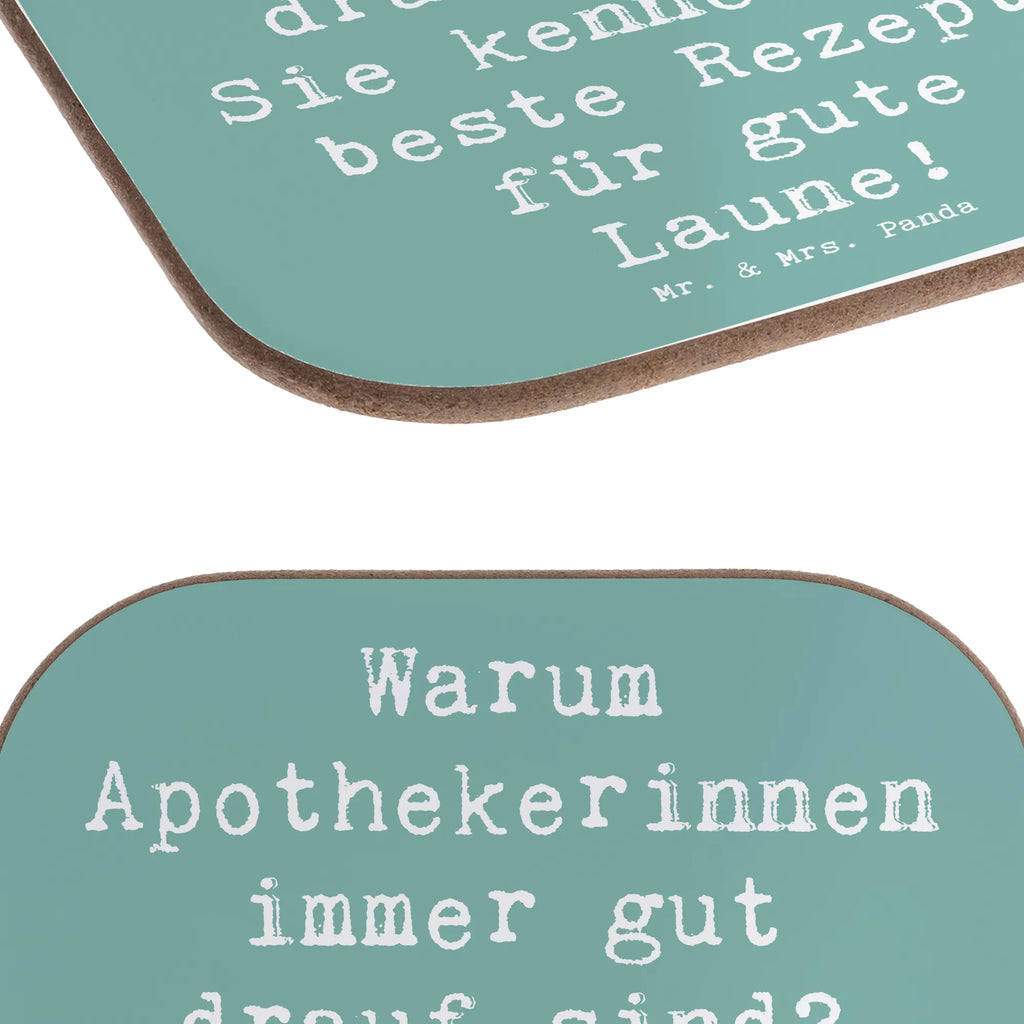 Square coaster Saying Warum Apothekerinnen immer gut drauf sind? Sie kennen das beste Rezept für gute Laune! Untersetzer, Bierdeckel, Untersetzer Holz, Getränkeuntersetzer, Holzuntersetzer, Untersetzer Design, Glasuntersetzer, Untersetzer aus Holz, Korkuntersetzer, Untersetzer für Gläser, Untersetzer Gläser, Tassen Untersetzer, Beruf, Ausbildung, Jubiläum, Abschied, Rente, Kollege, Kollegin, Geschenk, Schenken, Arbeitskollege, Mitarbeiter, Firma, Danke, Dankeschön