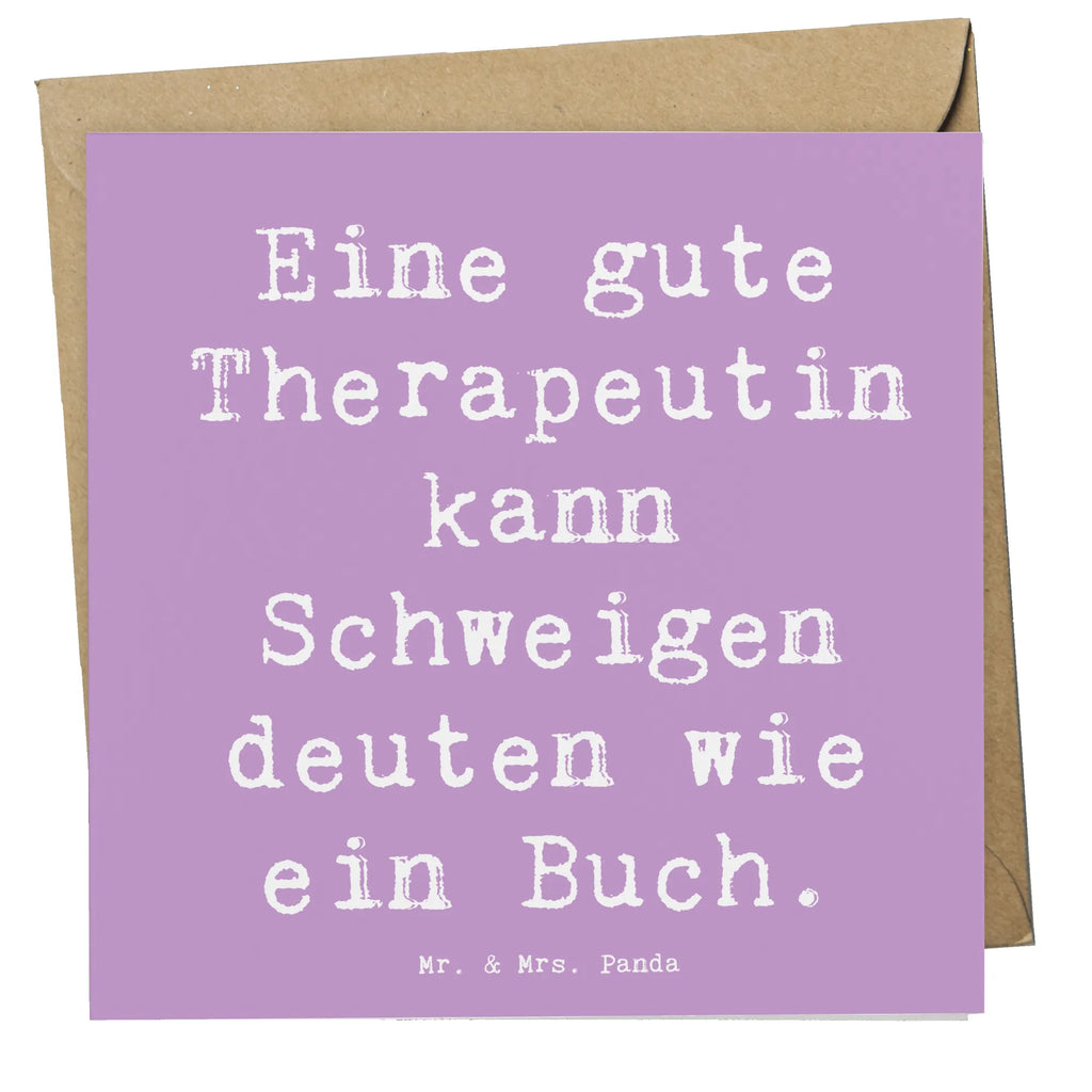 Deluxe Karte Spruch Therapeutin Weisheit Glückwunschkarte, Karte, Hochwertige Klappkarte, Hochwertige Grußkarte, Einladungskarte, Grußkarte, Klappkarte, Hochzeitskarte, Geburtstagskarte, Beruf, Ausbildung, Jubiläum, Abschied, Rente, Kollege, Kollegin, Geschenk, Schenken, Arbeitskollege, Mitarbeiter, Firma, Danke, Dankeschön