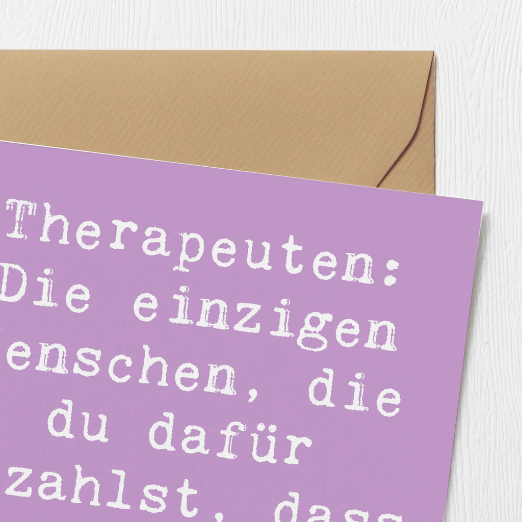 Deluxe Karte Spruch Wunderbare Therapeutin Glückwunschkarte, Geburtstagskarte, Hochwertige Klappkarte, Hochzeitskarte, Hochwertige Grußkarte, Grußkarte, Karte, Einladungskarte, Klappkarte, Beruf, Ausbildung, Jubiläum, Abschied, Rente, Kollege, Kollegin, Geschenk, Schenken, Arbeitskollege, Mitarbeiter, Firma, Danke, Dankeschön