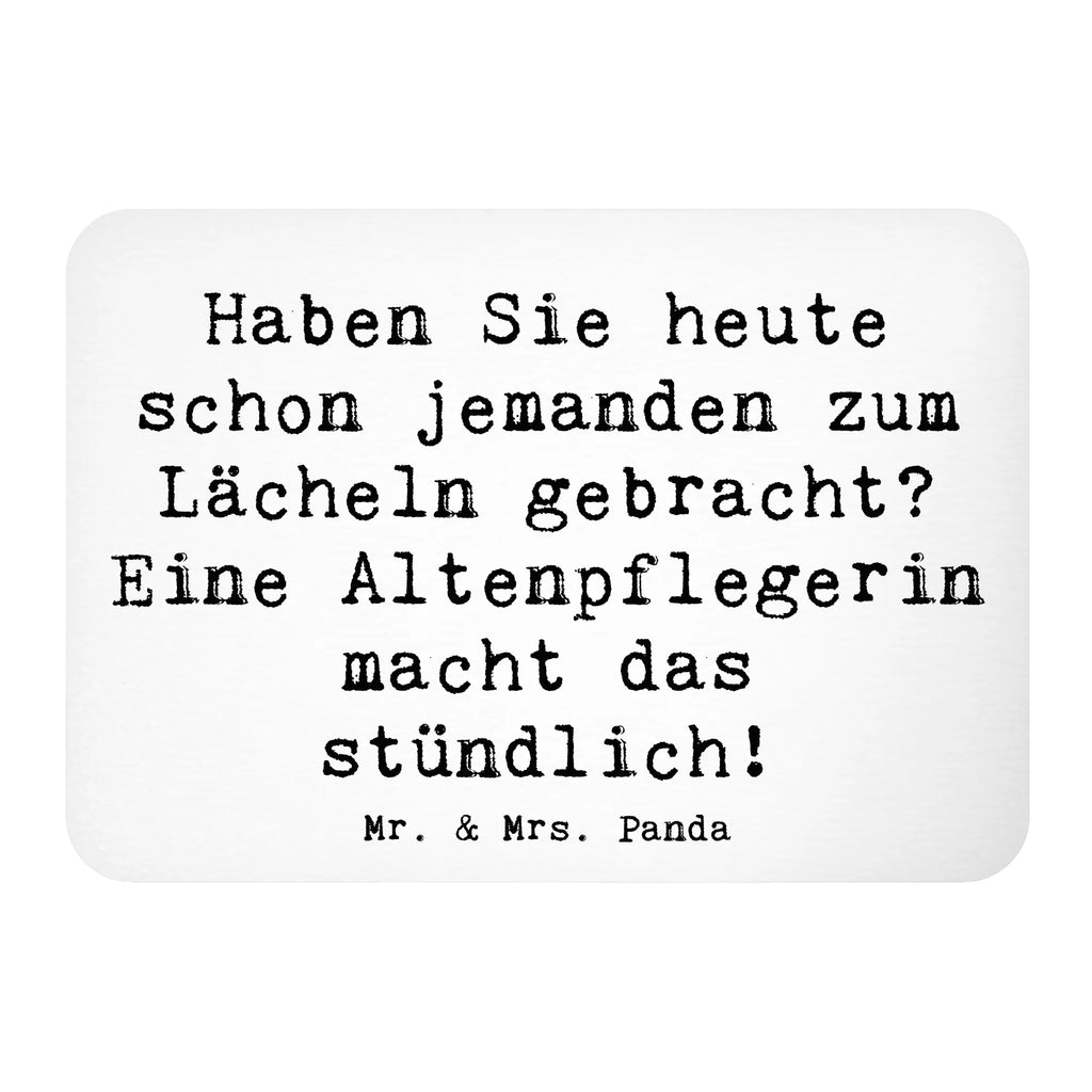 Magnet Spruch Altenpflegerin Lächeln Dekomagnet, Pinnwandmagnet, Notiz Magnet, Souvenir Magnet, Motivmagnete, Kühlschrank Dekoration, Kühlschrankmagnet, Whiteboard Magnet, Beruf, Ausbildung, Jubiläum, Abschied, Rente, Kollege, Kollegin, Geschenk, Schenken, Arbeitskollege, Mitarbeiter, Firma, Danke, Dankeschön