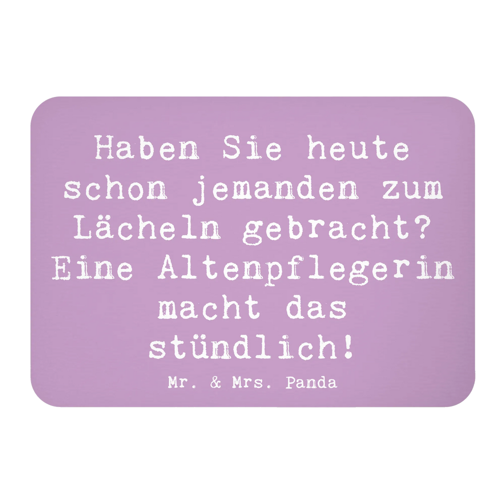 Magnet Spruch Altenpflegerin Lächeln Dekomagnet, Pinnwandmagnet, Notiz Magnet, Souvenir Magnet, Motivmagnete, Kühlschrank Dekoration, Kühlschrankmagnet, Whiteboard Magnet, Beruf, Ausbildung, Jubiläum, Abschied, Rente, Kollege, Kollegin, Geschenk, Schenken, Arbeitskollege, Mitarbeiter, Firma, Danke, Dankeschön