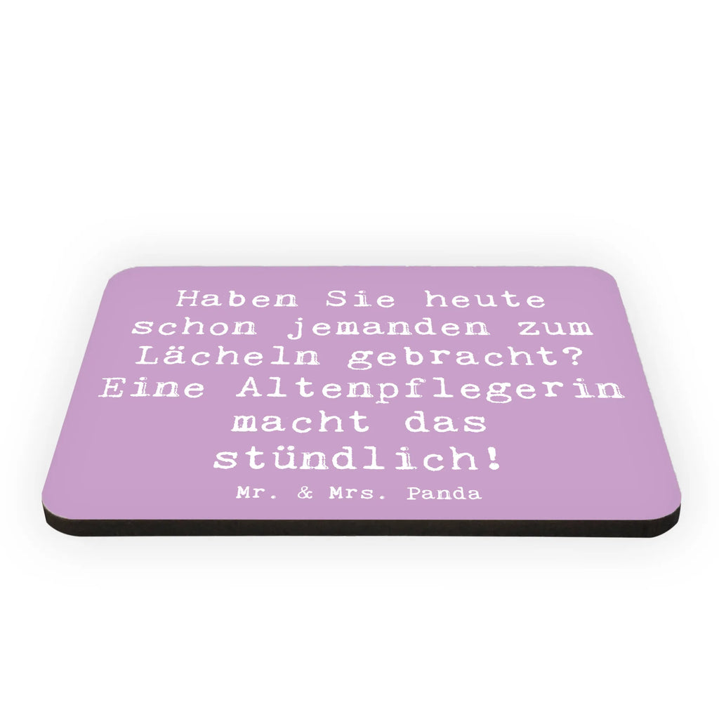 Magnet Spruch Altenpflegerin Lächeln Dekomagnet, Pinnwandmagnet, Notiz Magnet, Souvenir Magnet, Motivmagnete, Kühlschrank Dekoration, Kühlschrankmagnet, Whiteboard Magnet, Beruf, Ausbildung, Jubiläum, Abschied, Rente, Kollege, Kollegin, Geschenk, Schenken, Arbeitskollege, Mitarbeiter, Firma, Danke, Dankeschön