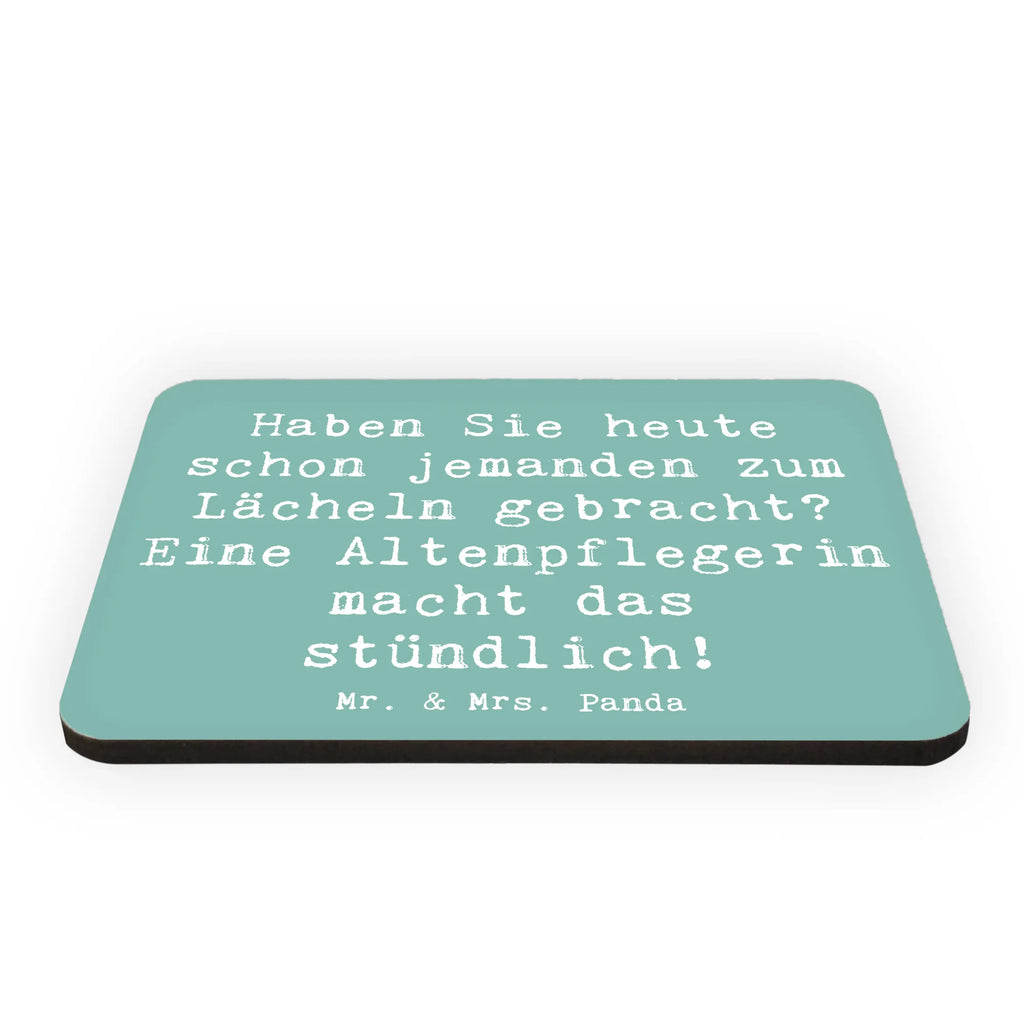 Magnet Spruch Altenpflegerin Lächeln Dekomagnet, Pinnwandmagnet, Notiz Magnet, Souvenir Magnet, Motivmagnete, Kühlschrank Dekoration, Kühlschrankmagnet, Whiteboard Magnet, Beruf, Ausbildung, Jubiläum, Abschied, Rente, Kollege, Kollegin, Geschenk, Schenken, Arbeitskollege, Mitarbeiter, Firma, Danke, Dankeschön