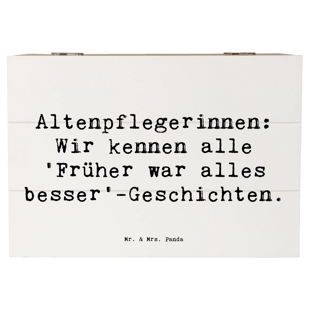 Holzkiste Spruch Altenpflegerin Geschichten XXL, Erinnerungskiste, Aufbewahrungsbox, Truhe, Schatzkiste, Geschenkdose, Erinnerungsbox, Dekokiste, Holzkiste, Geschenkbox, Kiste, Schatulle, Beruf, Ausbildung, Jubiläum, Abschied, Rente, Kollege, Kollegin, Geschenk, Schenken, Arbeitskollege, Mitarbeiter, Firma, Danke, Dankeschön
