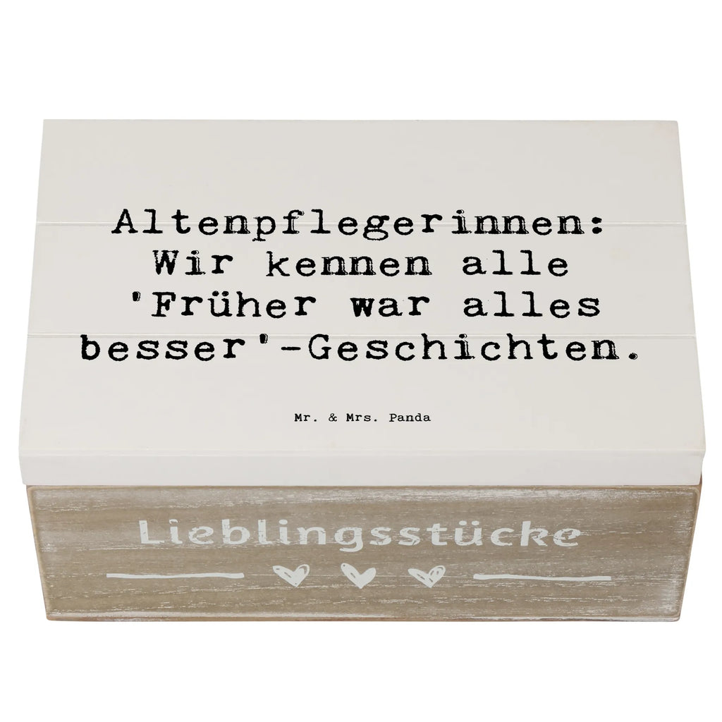 Holzkiste Spruch Altenpflegerin Geschichten XXL, Erinnerungskiste, Aufbewahrungsbox, Truhe, Schatzkiste, Geschenkdose, Erinnerungsbox, Dekokiste, Holzkiste, Geschenkbox, Kiste, Schatulle, Beruf, Ausbildung, Jubiläum, Abschied, Rente, Kollege, Kollegin, Geschenk, Schenken, Arbeitskollege, Mitarbeiter, Firma, Danke, Dankeschön