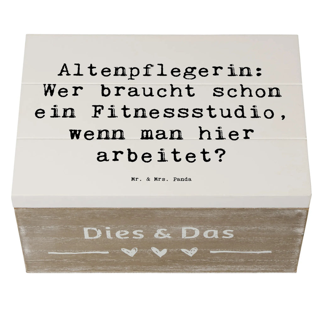 Holzkiste Spruch Altenpflegerin Fitness Kiste, Aufbewahrungsbox, Geschenkbox, Truhe, Geschenkdose, Schatulle, Erinnerungskiste, Holzkiste, XXL, Dekokiste, Schatzkiste, Erinnerungsbox, Beruf, Ausbildung, Jubiläum, Abschied, Rente, Kollege, Kollegin, Geschenk, Schenken, Arbeitskollege, Mitarbeiter, Firma, Danke, Dankeschön