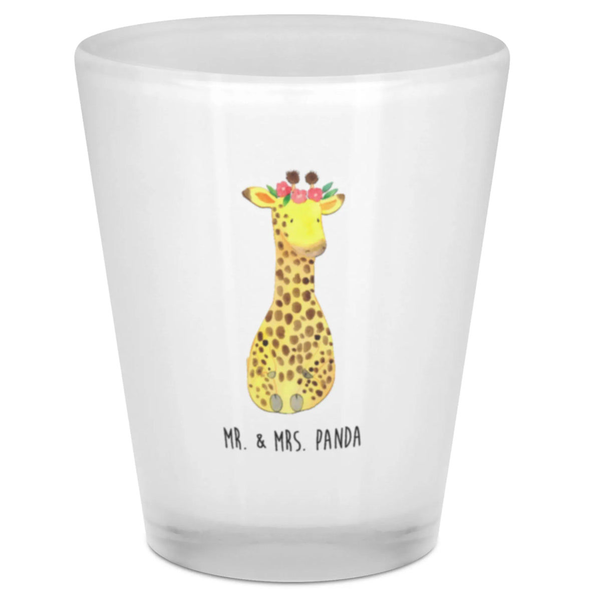 Shot glass giraffe flower wreath Glas Schnaps, Mini Glas, Likör Glas, Pinnchen, Stamperl, Schnapserl, Shot Glas, Shotglas, Kleines Schnapsglas, Spirituosenglas, Schnapsbecher, Gläschen, Glas für Schnaps, Pinnchen Glas, Stamper, Schnapsglas, Likörglas, Digestifglas, Afrika, Wildtiere, Blumenkranz, Abenteurer, Freundin, Giraffe, Selbstliebe