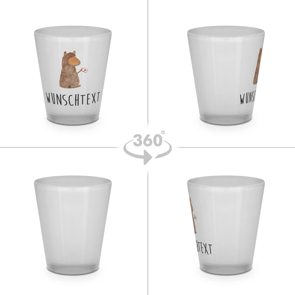 Personalised Shot Glass alpaca banner alpaca, llama, pako, camel, Peru, animal, favourite animal, alpacas, love, llamas, Alpaca