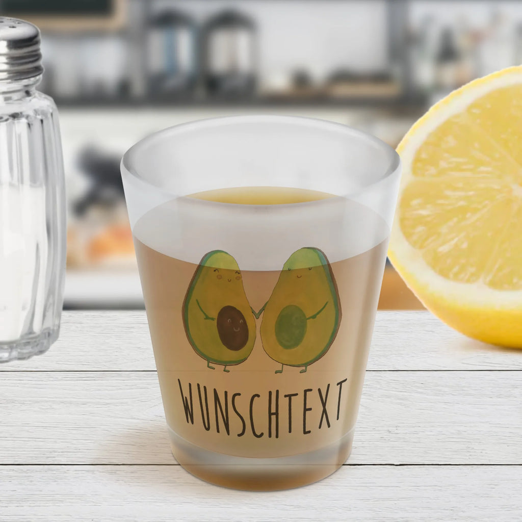 Spersonalizowany kieliszek do sznapsa Awokado para Awokado, Warzywa, Wegan, Zdrowy