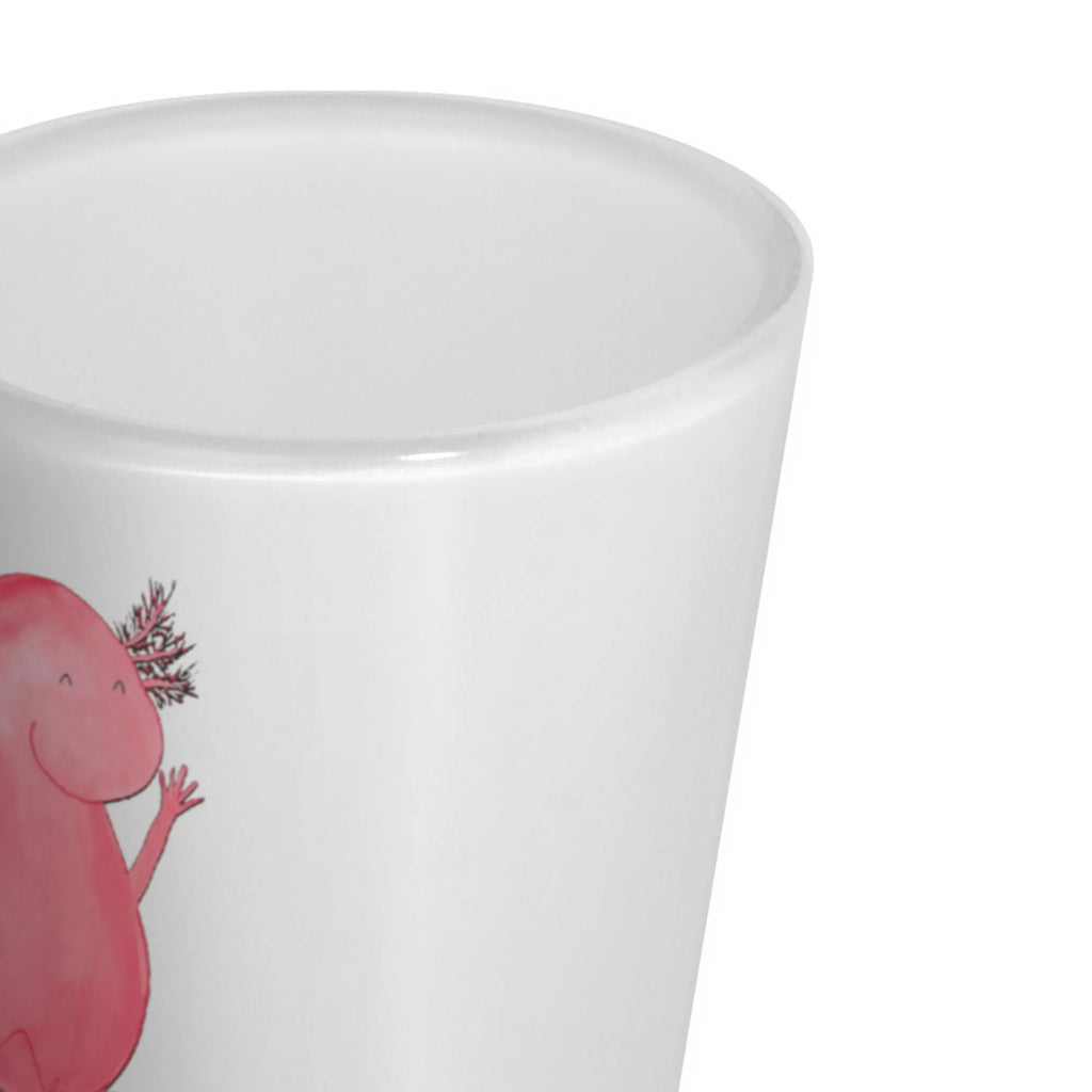 Personalised Shot Glass axolotl Hooray Axolotl, Axelotl, marine animals, Mexican walking fish, salamander, tail, fun, motivation, axolot, axolotl, satisfaction, amphibian, cheerful, joy