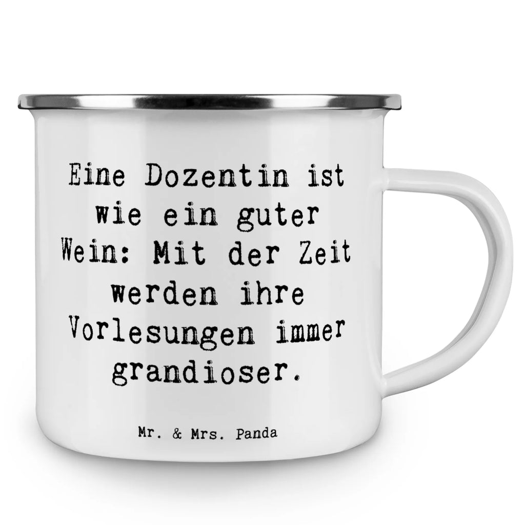 Camping Emaille Tasse Spruch Eine Dozentin ist wie ein guter Wein: Mit der Zeit werden ihre Vorlesungen immer grandioser. Camping Becher Edelstahl, Emaille Tassen, Campingtassen, Metalltasse für Camping, Trinkbecher, Edelstahl Trinkbecher, Camping Tassen, Blechtassen, Tasse Emaille, Emailletasse, Outdoor Tasse, Outdoor Becher, Emaille Becher, Metall Tasse, Blechtasse, Blechtasse Outdoor, Emaille Tasse Camping, Camping Tasse Emaille, Camping Becher, Emaille Trinkbecher, Emaille Becher Camping, Campingtasse, Kaffee Blechtasse, Emaille Tasse, Campingbecher, Tasse Camping, Metalltasse, Camping Tassen Emaille, Emaille Campingbecher, Camping Tasse Metall, Beruf, Ausbildung, Jubiläum, Abschied, Rente, Kollege, Kollegin, Geschenk, Schenken, Arbeitskollege, Mitarbeiter, Firma, Danke, Dankeschön