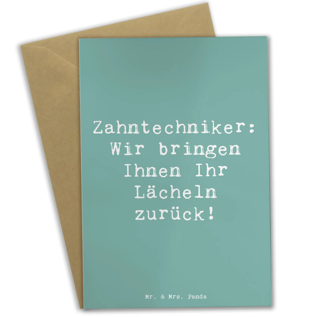 Greetings card Saying Zahntechniker: Wir bringen Ihnen Ihr Lächeln zurück! Glückwunschkarte, Einladungskarte, Hochzeitskarte, Geburtstagskarte, Karte, Ansichtskarten, Klappkarte, Grußkarte, Beruf, Ausbildung, Jubiläum, Abschied, Rente, Kollege, Kollegin, Geschenk, Schenken, Arbeitskollege, Mitarbeiter, Firma, Danke, Dankeschön