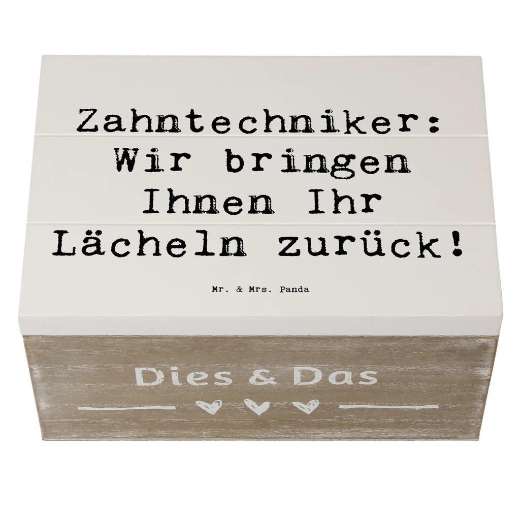 Holzkiste Spruch Zahntechniker: Wir bringen Ihnen Ihr Lächeln zurück! Erinnerungskiste, Aufbewahrungsbox, Schatzkiste, Schatulle, Erinnerungsbox, Truhe, XXL, Dekokiste, Geschenkdose, Kiste, Holzkiste, Geschenkbox, Beruf, Ausbildung, Jubiläum, Abschied, Rente, Kollege, Kollegin, Geschenk, Schenken, Arbeitskollege, Mitarbeiter, Firma, Danke, Dankeschön