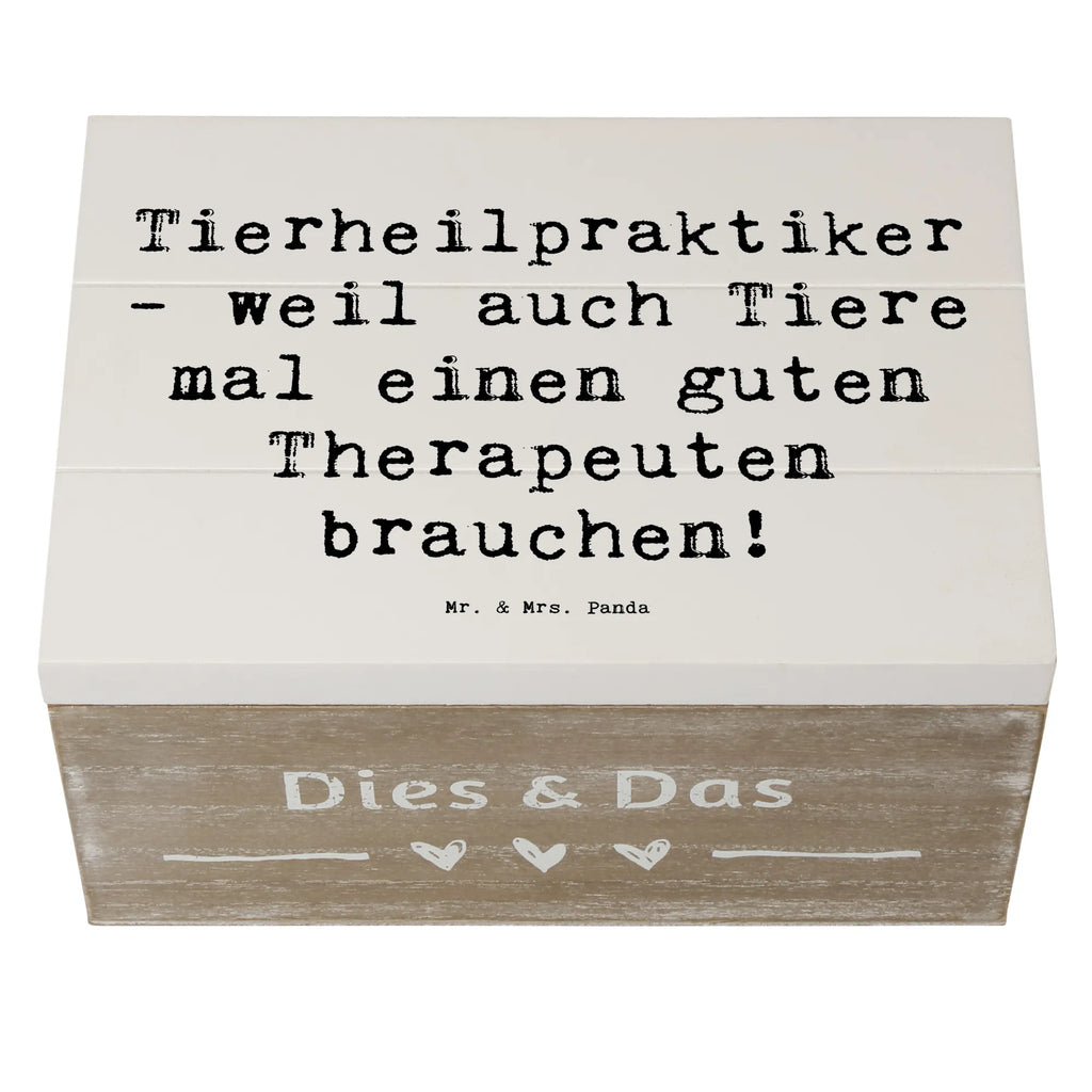 Wooden chest Saying Tierheilpraktiker - weil auch Tiere mal einen guten Therapeuten brauchen! Schatzkiste, Truhe, Geschenkbox, Aufbewahrungsbox, Dekokiste, Erinnerungsbox, Kiste, Holzkiste, Schatulle, Geschenkdose, XXL, Erinnerungskiste, Beruf, Ausbildung, Jubiläum, Abschied, Rente, Kollege, Kollegin, Geschenk, Schenken, Arbeitskollege, Mitarbeiter, Firma, Danke, Dankeschön