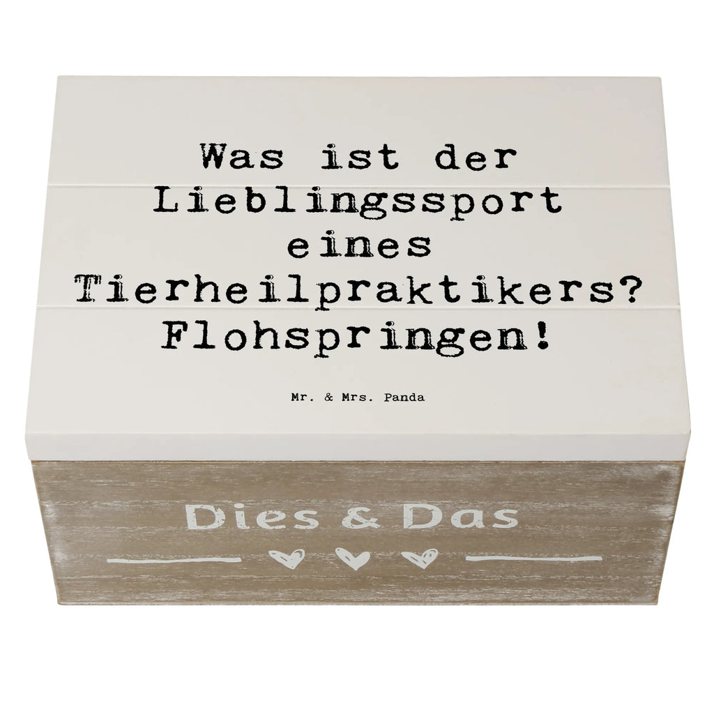 Holzkiste Spruch Was ist der Lieblingssport eines Tierheilpraktikers? Flohspringen! Schatzkiste, Geschenkdose, Truhe, XXL, Geschenkbox, Erinnerungskiste, Kiste, Dekokiste, Holzkiste, Schatulle, Erinnerungsbox, Aufbewahrungsbox, Beruf, Ausbildung, Jubiläum, Abschied, Rente, Kollege, Kollegin, Geschenk, Schenken, Arbeitskollege, Mitarbeiter, Firma, Danke, Dankeschön