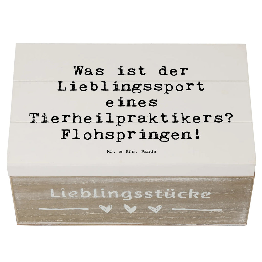 Holzkiste Spruch Was ist der Lieblingssport eines Tierheilpraktikers? Flohspringen! Schatzkiste, Geschenkdose, Truhe, XXL, Geschenkbox, Erinnerungskiste, Kiste, Dekokiste, Holzkiste, Schatulle, Erinnerungsbox, Aufbewahrungsbox, Beruf, Ausbildung, Jubiläum, Abschied, Rente, Kollege, Kollegin, Geschenk, Schenken, Arbeitskollege, Mitarbeiter, Firma, Danke, Dankeschön
