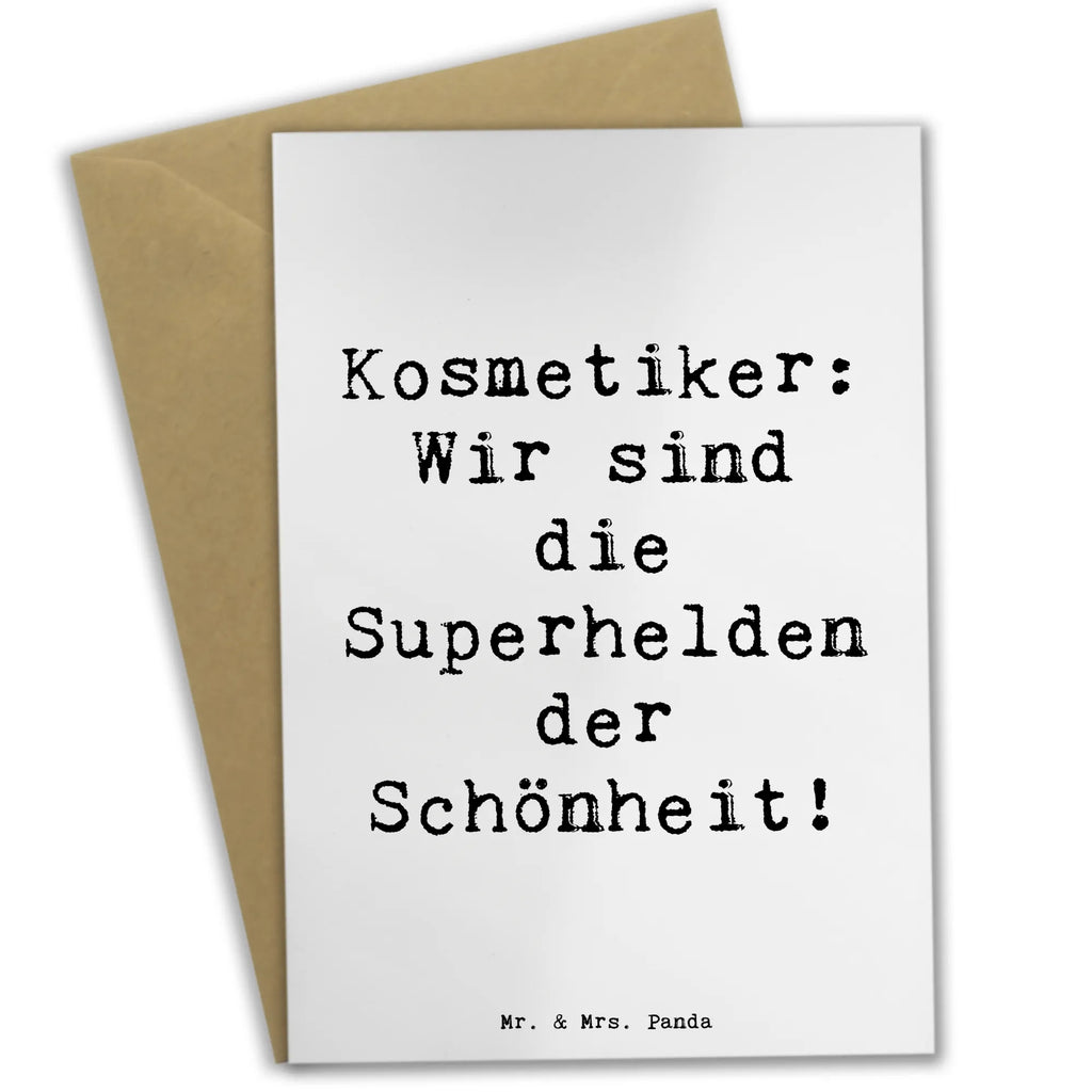 Grußkarte Spruch Kosmetiker: Wir sind die Superhelden der Schönheit! Klappkarte, Geburtstagskarte, Ansichtskarten, Grußkarte, Einladungskarte, Hochzeitskarte, Karte, Glückwunschkarte, Beruf, Ausbildung, Jubiläum, Abschied, Rente, Kollege, Kollegin, Geschenk, Schenken, Arbeitskollege, Mitarbeiter, Firma, Danke, Dankeschön