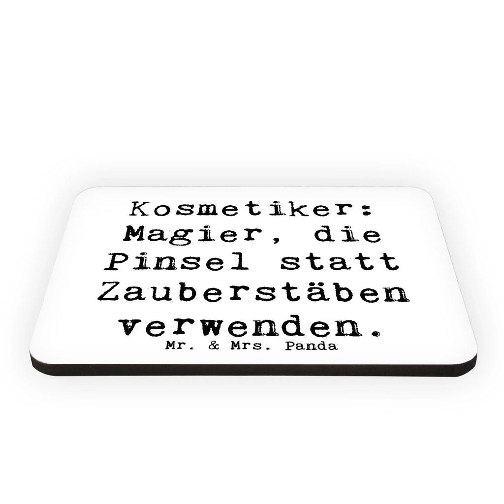 Magnet Spruch Kosmetiker: Magier, die Pinsel statt Zauberstäben verwenden. Kühlschrank Dekoration, Kühlschrankmagnet, Motivmagnete, Whiteboard Magnet, Dekomagnet, Souvenir Magnet, Notiz Magnet, Pinnwandmagnet, Beruf, Ausbildung, Jubiläum, Abschied, Rente, Kollege, Kollegin, Geschenk, Schenken, Arbeitskollege, Mitarbeiter, Firma, Danke, Dankeschön