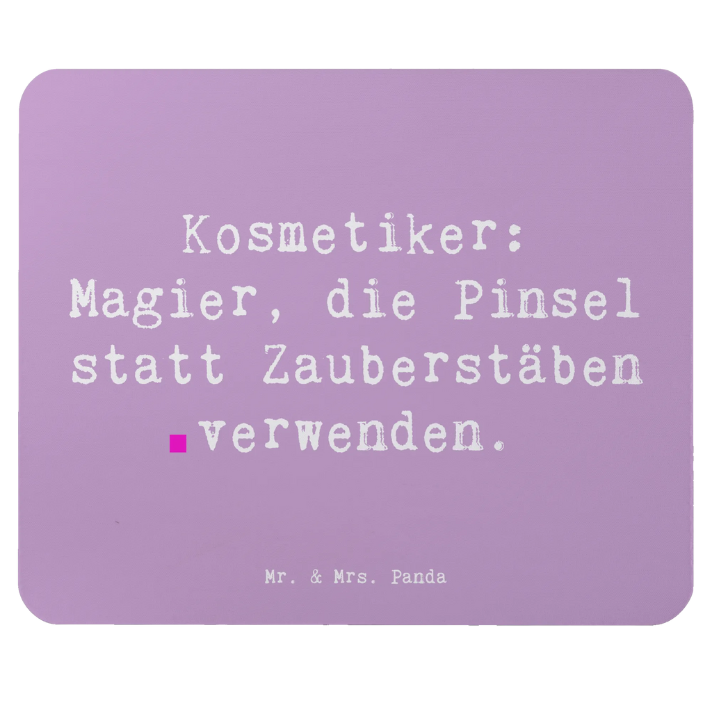 Mouse mat Saying Kosmetiker: Magier, die Pinsel statt Zauberstäben verwenden. Büroausstattung, Mousepad, Arbeitszimmer, Computer zubehör, Designer Mauspad, PC Zubehör, Mauspad Büro, Einzigartiges Mauspad, Mauspad, Mausunterlage, Beruf, Ausbildung, Jubiläum, Abschied, Rente, Kollege, Kollegin, Geschenk, Schenken, Arbeitskollege, Mitarbeiter, Firma, Danke, Dankeschön