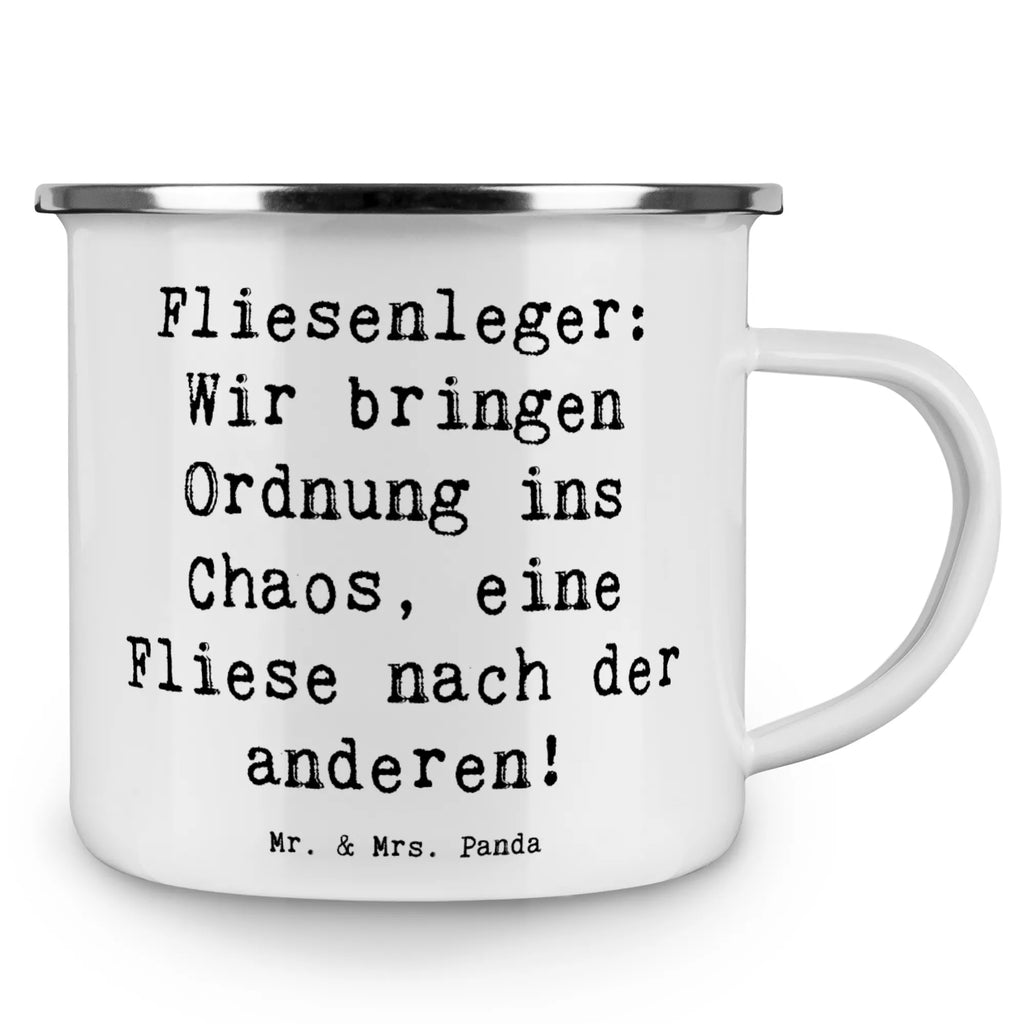 Camping Emaille Tasse Spruch Fliesenleger: Wir bringen Ordnung ins Chaos, eine Fliese nach der anderen! Blechtasse, Camping Tassen, Campingtasse, Blechtasse Outdoor, Tasse Camping, Metalltasse für Camping, Camping Tasse Emaille, Campingbecher, Camping Becher, Edelstahl Trinkbecher, Metalltasse, Outdoor Tasse, Emaille Trinkbecher, Camping Tassen Emaille, Emaille Becher, Trinkbecher, Blechtassen, Emaille Tasse Camping, Campingtassen, Emaille Becher Camping, Camping Becher Edelstahl, Kaffee Blechtasse, Emaille Campingbecher, Metall Tasse, Camping Tasse Metall, Emaille Tasse, Outdoor Becher, Emaille Tassen, Emailletasse, Tasse Emaille, Beruf, Ausbildung, Jubiläum, Abschied, Rente, Kollege, Kollegin, Geschenk, Schenken, Arbeitskollege, Mitarbeiter, Firma, Danke, Dankeschön