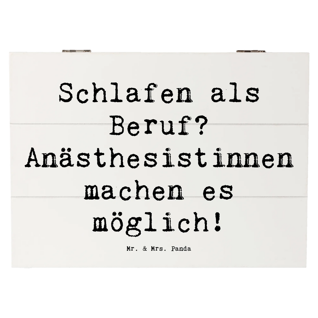 Holzkiste Spruch Schlafen als Beruf? Anästhesistinnen machen es möglich! Dekokiste, Aufbewahrungsbox, Truhe, Schatzkiste, Kiste, Erinnerungsbox, Geschenkdose, Holzkiste, XXL, Geschenkbox, Schatulle, Erinnerungskiste, Beruf, Ausbildung, Jubiläum, Abschied, Rente, Kollege, Kollegin, Geschenk, Schenken, Arbeitskollege, Mitarbeiter, Firma, Danke, Dankeschön