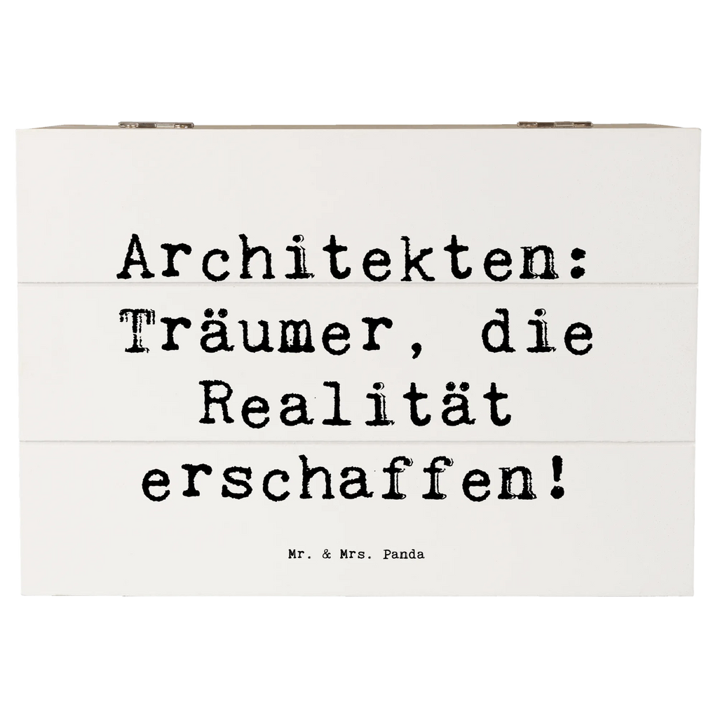 Holzkiste Spruch Architekten: Träumer, die Realität erschaffen! Dekokiste, Erinnerungskiste, Truhe, Erinnerungsbox, Schatulle, Geschenkbox, Geschenkdose, Holzkiste, Schatzkiste, Kiste, XXL, Aufbewahrungsbox, Beruf, Ausbildung, Jubiläum, Abschied, Rente, Kollege, Kollegin, Geschenk, Schenken, Arbeitskollege, Mitarbeiter, Firma, Danke, Dankeschön