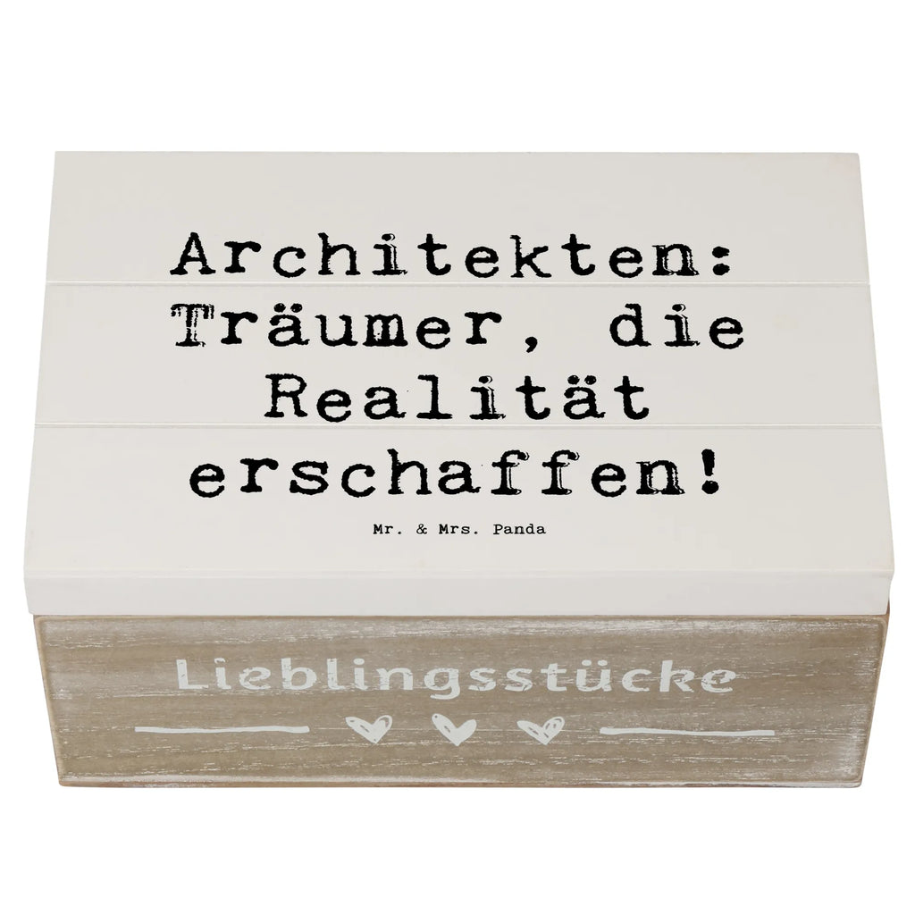 Holzkiste Spruch Architekten: Träumer, die Realität erschaffen! Dekokiste, Erinnerungskiste, Truhe, Erinnerungsbox, Schatulle, Geschenkbox, Geschenkdose, Holzkiste, Schatzkiste, Kiste, XXL, Aufbewahrungsbox, Beruf, Ausbildung, Jubiläum, Abschied, Rente, Kollege, Kollegin, Geschenk, Schenken, Arbeitskollege, Mitarbeiter, Firma, Danke, Dankeschön