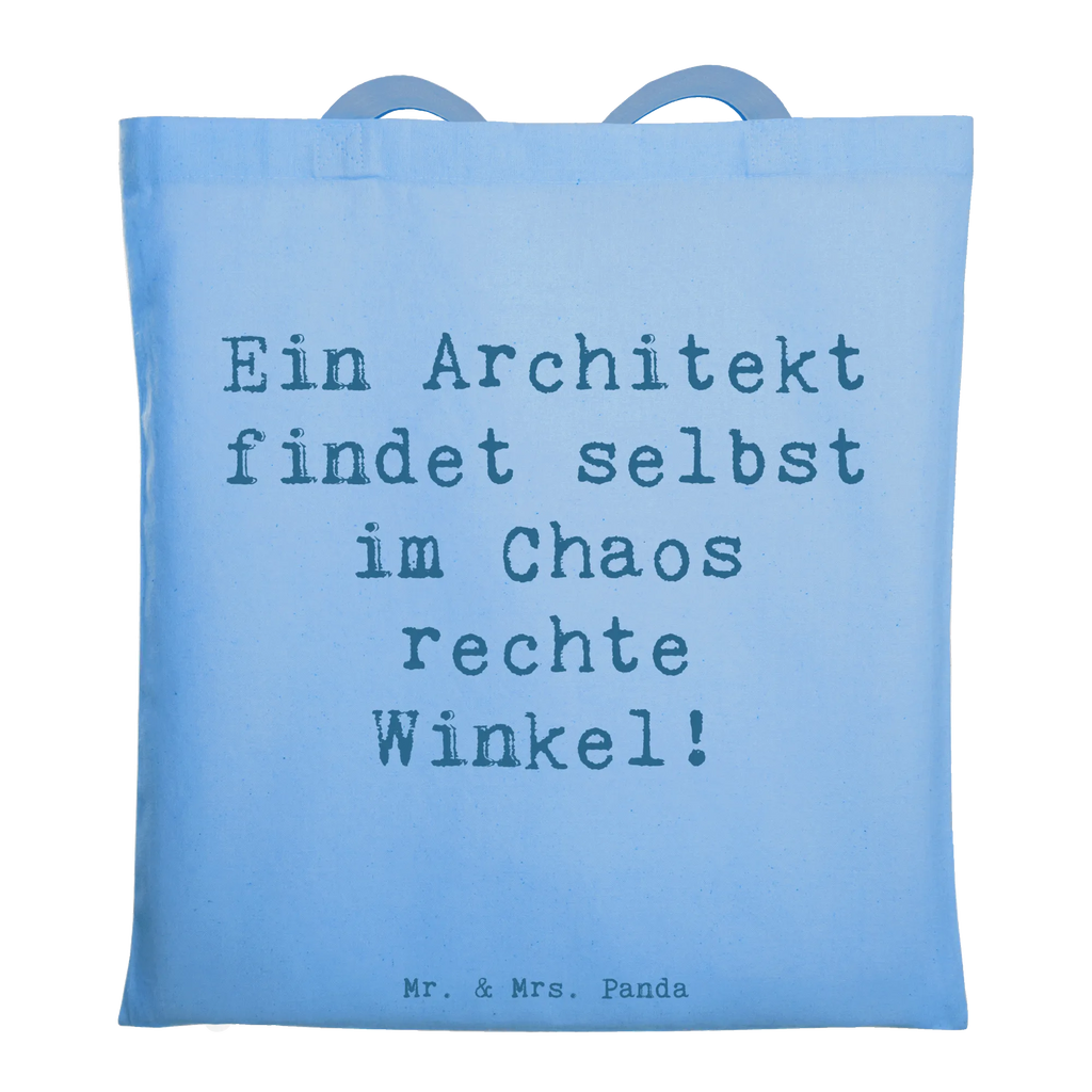 Tote bag Saying Ein Architekt findet selbst im Chaos rechte Winkel! Strandtasche, Laptoptasche, Tasche, Schultertasche, Jutetasche, Stoffbeutel, Beuteltasche, Badetasche, Einkaufstüte, Einkaufstasche, Stofftasche, Shopper, Tragetasche, Umhängetasche, Jutebeutel, Beutel, Beruf, Ausbildung, Jubiläum, Abschied, Rente, Kollege, Kollegin, Geschenk, Schenken, Arbeitskollege, Mitarbeiter, Firma, Danke, Dankeschön