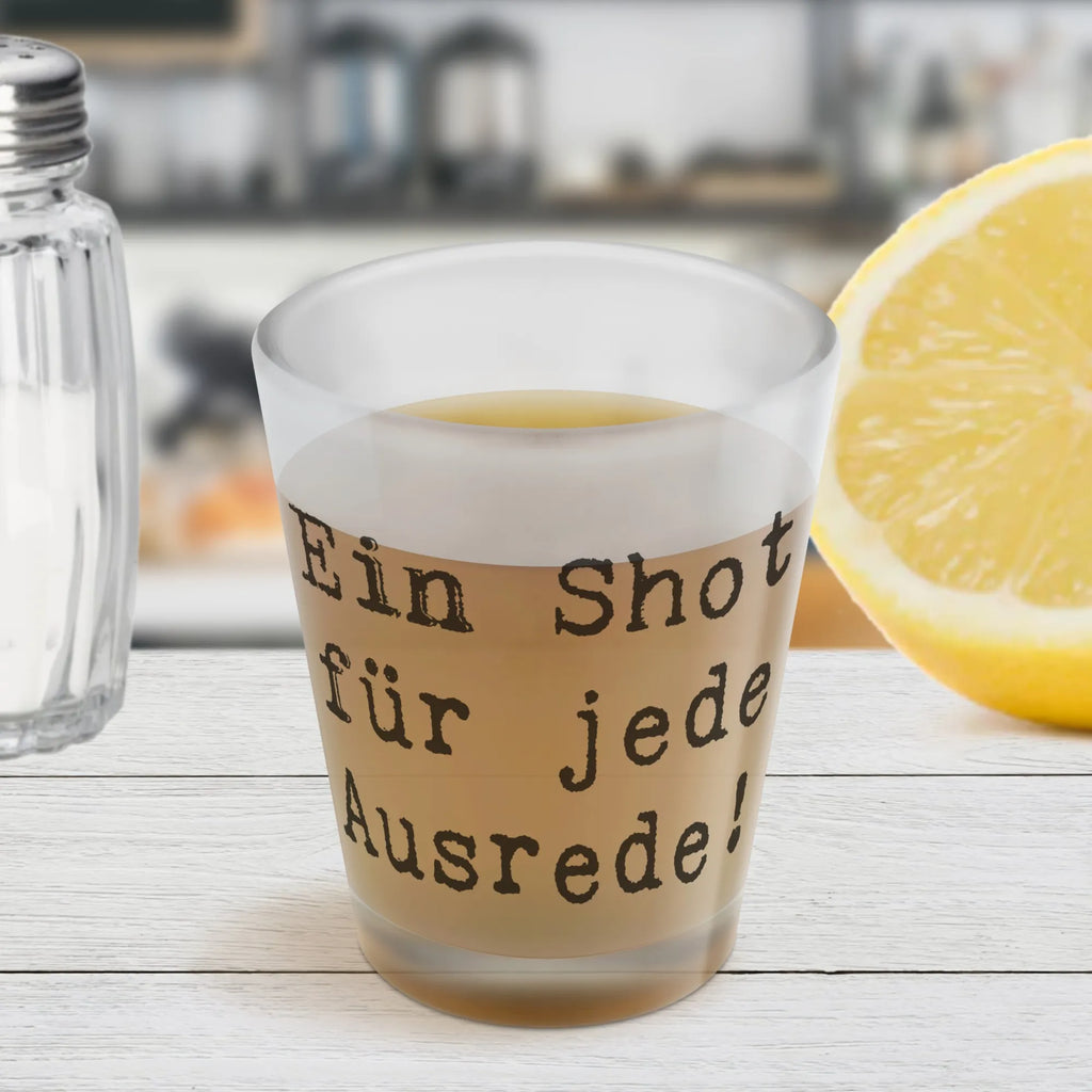 Shot glass Saying Ein Shot für jede Ausrede! Shotgläser, Kurze Gläser, Shot Glas, Ausgefallene Schnapsgläser, Lustige Schnapsgläser, Stamperl, Likör Glas, Schnapsgläser, Likörgläser, Kurzen Glas, Likör Gläser, Shotglas, wanddeko, liebe, glück, sprüche, geschenkideen, alltag verschönern, lebensweisheiten, schöne sprüche, wohnaccessoires, motivation, zitate, nachhaltige geschenke, sprüche sammlung, inspiration, shopify, freude, spruch kollektion, mr and mrs panda, Dekoration, Lächeln, Kreativ, Einzigartig