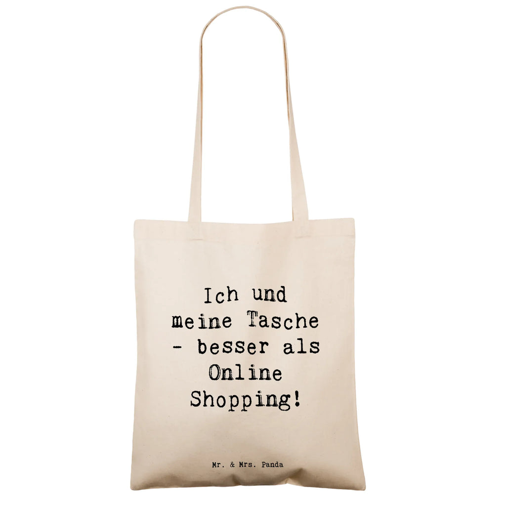 Tote bag Saying Ich und meine Tasche - besser als Online Shopping! Shopper, beutel baumwolle, universaltasche, Henkeltasche, schultertasche baumwolle, Umhängetasche, Tasche, tragetasche baumwolle, Baumwolltasche, Stoff-Tragetasche, Shopping Tasche, textiltasche, umhängebeutel, Jutetasche, Uni Tasche, Schulbeutel, einkaufstasche baumwolle, Baumwollbeutel, einkaufsshopper, Freizeittasche, Einkaufsbeutel, Schultertasche, stoff shopper, campus tasche, Stofftasche, Einkaufstasche, Strandtasche, festivaltasche, Baumwoll-Shopper, Büchertasche, Alltagstasche, umhängetasche baumwolle, Jutebeutel, Einkaufstüte, textilbeutel, dokumententasche, totebag, henkeltasche baumwolle, freizeitbeutel, Stoffbeutel, Beutel, baumwoll shopper, Baumwoll-Tragetasche, schulterbeutel, studententasche, Schultasche, Tragetasche, Tüte, tasche baumwolle, festival tasche, stofftasche baumwolle, tragbeutel, Tote Bag, Laptoptasche, Unitasche, canvas tasche, zitate, spruch kollektion, motivation, Kreativ, wohnaccessoires, mr and mrs panda, schöne sprüche, liebe, lebensweisheiten, Dekoration, alltag verschönern, Einzigartig, geschenkideen, Lächeln, sprüche, wanddeko, shopify, glück, inspiration, freude, sprüche sammlung, nachhaltige geschenke