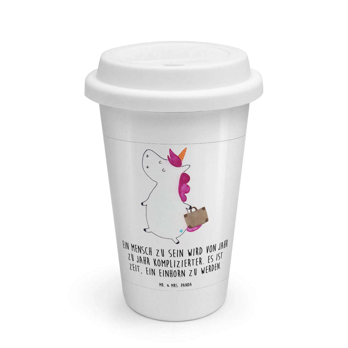 To Go Cup unicorn Suitcase holiday present, travel, luggage, traveler gift, suitcase, adventure
