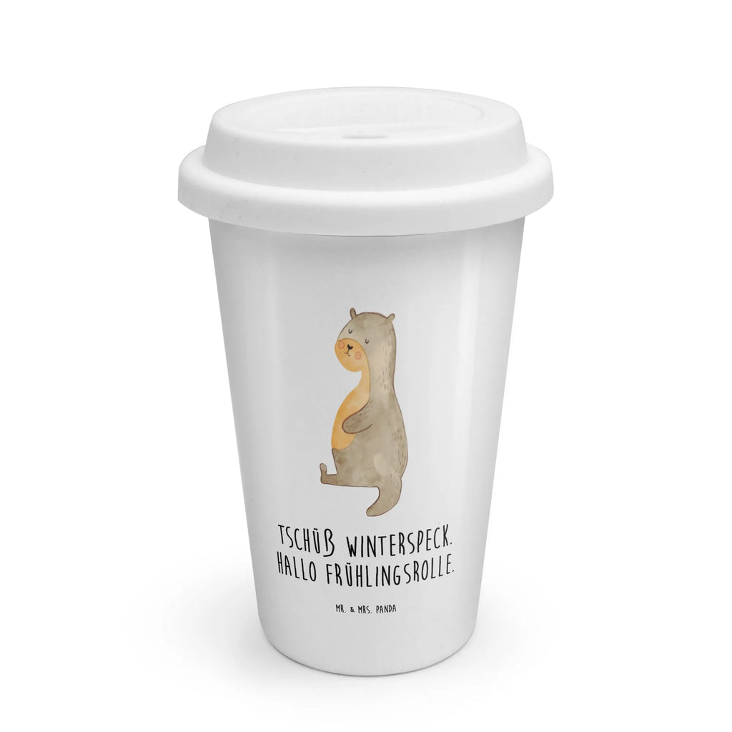 To Go Becher Otter Bauch, Thermobecher, ToGo Kaffeebecher, Reisebecher