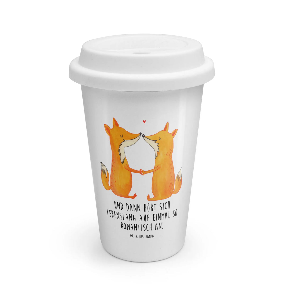 To Go Cup foxes Love animal lover, foxes, forest wildlife, clever as a fox, lovers, wife, husband, marriage, couple, fiancée, proof of love, boyfriend, girlfriend